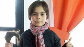 Luciana, una niña de 6 años que decidió ser una “princesa pelada” y donar sus cabellos a niños con cáncer (La Voz)