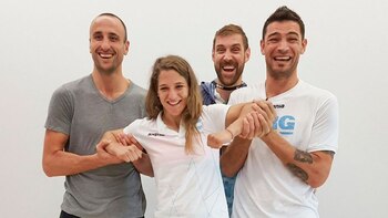 Paula Pareto, “Manu” Ginobili, “Chapu”