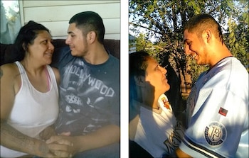 Estas fotos fueron tomadas antes de que se les prohibió verse y contactarse entre ellos por el tribunal (Crédito Monica Mares)