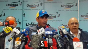 Henrique Capriles, líder de la