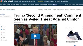 “La amenaza velada contra Clinton”