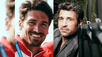 Javier Hernanz (atleta español) y Patrick Dempsey (actor de la serie Grey’s Anatomy)
