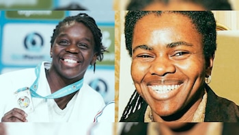 Maria Bernabeu (judoka española) y Tracy Chapman (cantante estadounidense)