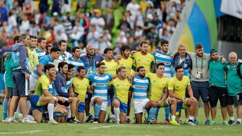 Jugadores del seven posaron juntos