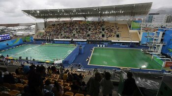 Así lucen ambas piscinas