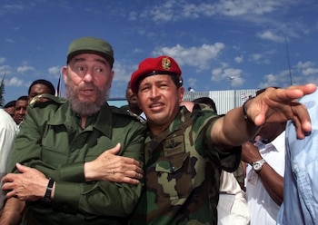 Castro y Hugo Chavez en