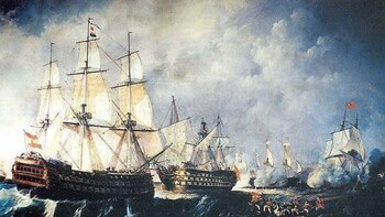 En 1797, San Martín se