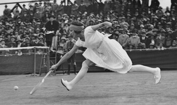 La tenista francesa con un