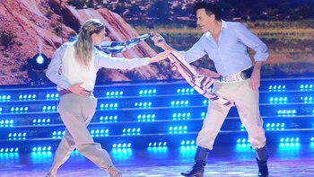 Osvaldo Laport y Macarena Rinaldi