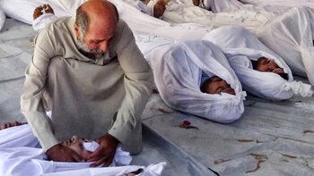 Víctimas de armas químicas en