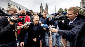 El atleta se presentó ante