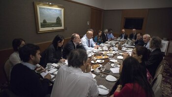 Encuentro de la delegación de