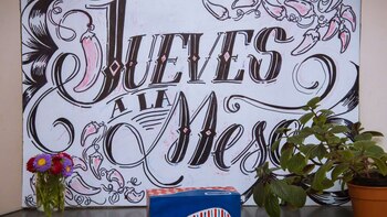 El restaurante sólo abre los