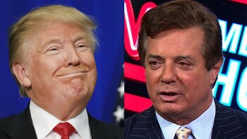 Donald Trump y Paul Manafort