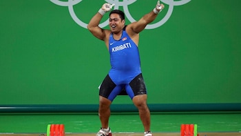 David Katoatau, el levantador de