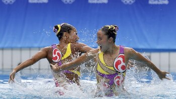 Las medallistas de bronce Yukiko