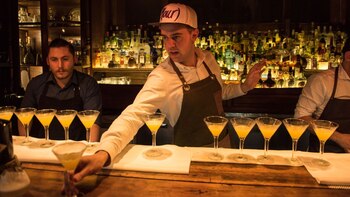 Simone Caporale considerado el barman