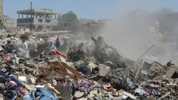 El régimen sirio bombardeó la