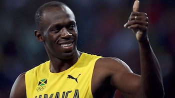 El pulgar arriba de Usain