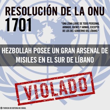 La resolución 1701 de la