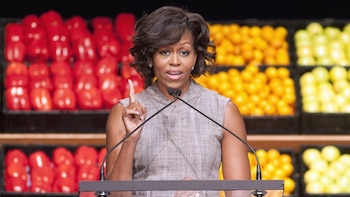 Michelle Obama persigue una alimentación