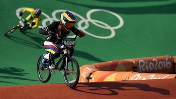 La colombiana Mariana Pajón ganó