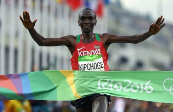 El keniata Eliud Kipchoge ganó la maratón de Río 2016 (Reuters)