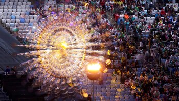 El pebetero se apagó esta