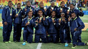 El rugby volvió a ser olímpico, en la modalidad seven, y Fiji se quedó con la presea dorada (Reuters)