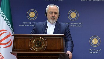 El ministro de Exteriores iraní,