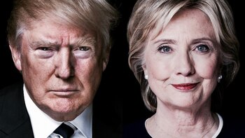 Clinton y Trump empatados según