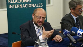 Martín Schulz, en su conferencia