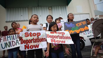 Niños inmigrantes en los Estados