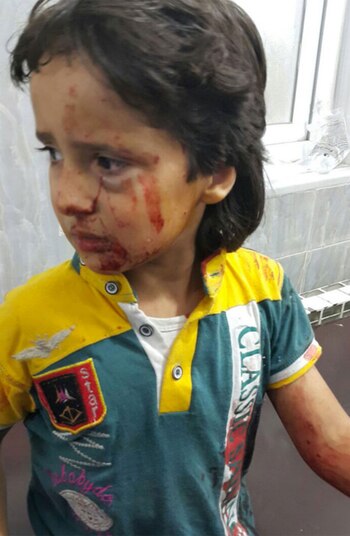 El hogar de Hikmat sufrió