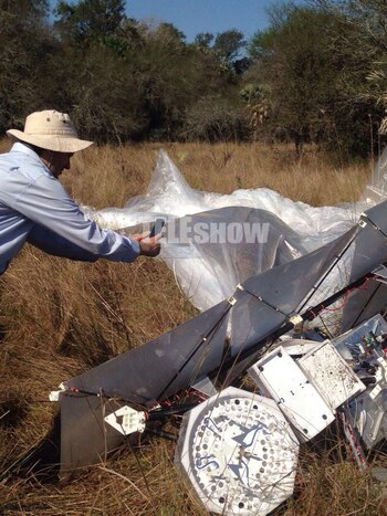 Los restos del dispositivo estarían