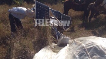 Los empleados de la estancia