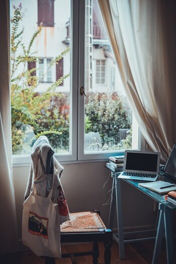 El escritorio de Aniko en