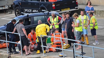 Los rescatistas intentaron todo tipo