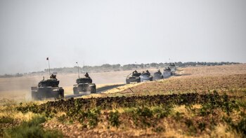 Los tanques turcos en la