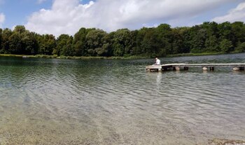 El lago en Augsburgo, Alemania, donde se produjo el doloroso incidente