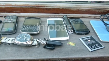 Los celulares que utilizaba la