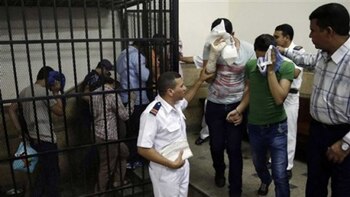 La policía de Egipto usa