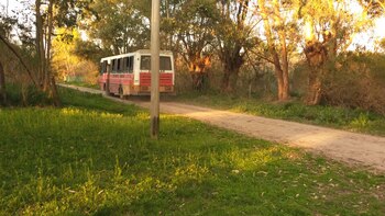 Uno de los escolares que