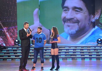 Diego Junior en el “Bailando”