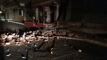 El sismo sólo provocó algunos