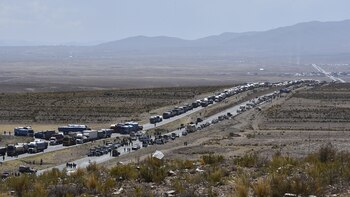 Los mineros se oponen, ente otros reclamos, a la norma que permite la creación de sindicatos dentro de cooperativas (AFP)