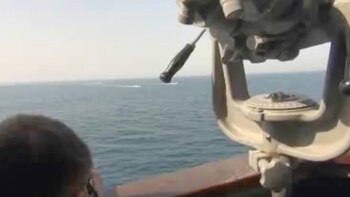 El momento del avistaje desde