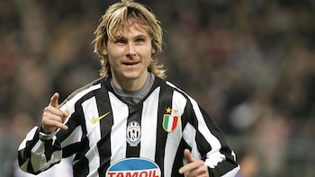 Nedved brilló en la Juventus