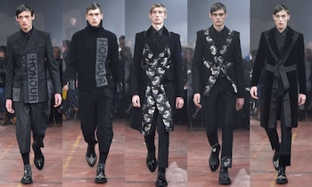 Pasarela masculina de Milán, colección