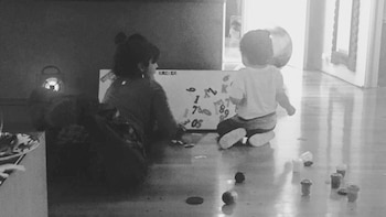 La primera foto de Gianinna